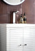 Linden 24" Single Vanity, Glossy White w/ White Glossy Composite Stone Top - Luxe Vanity & Tub