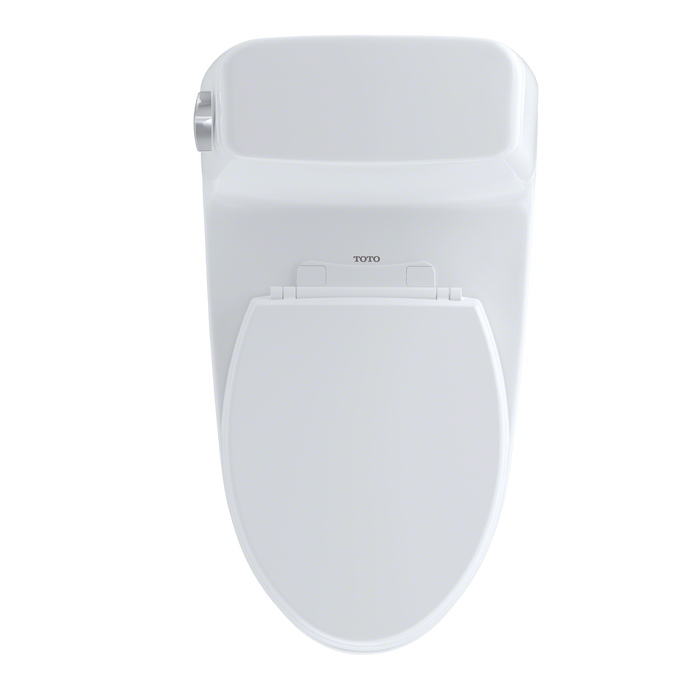 TOTO Eco UltraMax One Piece Elongated 1.28 GPF Toilet with E-Max Flush System - SoftClose Seat Included - Luxe Vanity & Tub