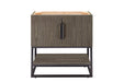 Columbia 31.5" Single Vanity Cabinet, Ash Gray, Matte Black - Luxe Vanity & Tub