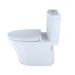 TOTO Aquia IV 0.9 / 1.28 GPF Dual Flush Two Piece Elongated Toilet with Push Button Flush - Seat Included - Luxe Vanity & Tub