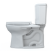 TOTO Drake II 1.28 GPF Two Piece Elongated Toilet with Left Hand Lever - Seat Included - Luxe Vanity & Tub