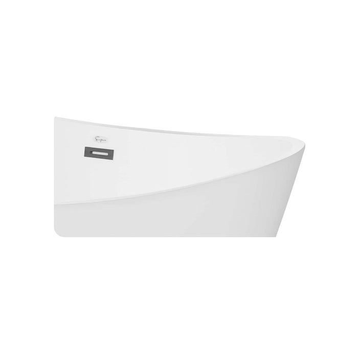 59"  Freestanding Soaking Tub with Center Drain