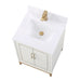 Gracie 24" Single Bathroom Vanity in White - Luxe Vanity & Tub