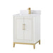 Gracie 24" Single Bathroom Vanity in White - Luxe Vanity & Tub