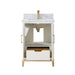 Gracie 24" Single Bathroom Vanity in White - Luxe Vanity & Tub