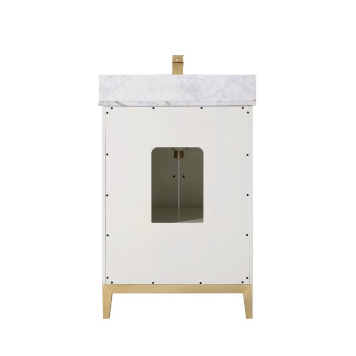 Gracie 24" Single Bathroom Vanity in White - Luxe Vanity & Tub