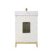 Gracie 24" Single Bathroom Vanity in White - Luxe Vanity & Tub