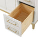 Gracie 48" Single Bathroom Vanity in White - Luxe Vanity & Tub