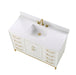 Gracie 48" Single Bathroom Vanity in White - Luxe Vanity & Tub