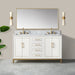 Gracie 60" Double Bathroom Vanity in White - Luxe Vanity & Tub