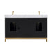 Gracie 60" Double Bathroom Vanity in Black - Luxe Vanity & Tub