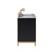 Gracie 60" Double Bathroom Vanity in Black - Luxe Vanity & Tub