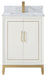 Gracie 24" Single Bathroom Vanity in White - Luxe Vanity & Tub